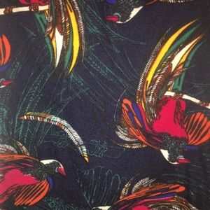 Lularoe OS Birds of Paradise Leggings